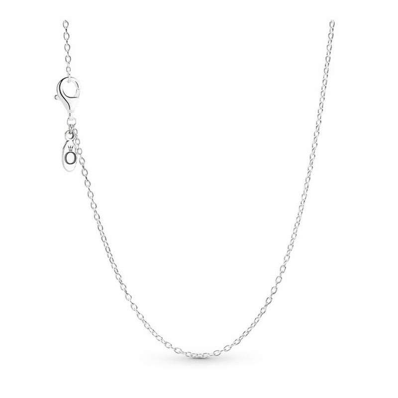 Pandora Classic Cable Chain Necklace NZ, Sterling Silver (645732-QBS)